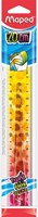 Liniaal Maped Twist 'n Flex Decor Animals 20cm display à 20 stuks assorti-2