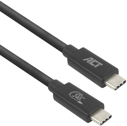 Kabel ACT USB-C 4.0 20Gbps Thunderbolt 3 2m