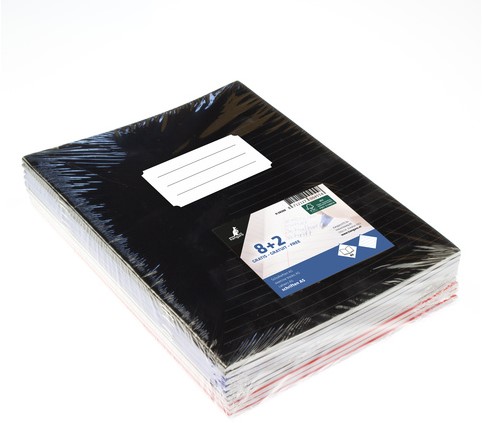 Schrift Kangaro A5 lijn 80 pagina's 60gr assorti pak à 10 stuks-2