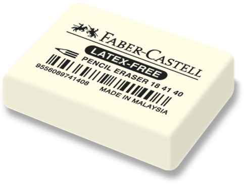 Gum Faber Castell 7041 34x26x8mm wit-2