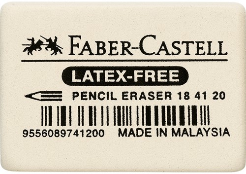 Gum Faber Castell 7041 40x27x13mm wit
