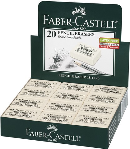 Gum Faber Castell 7041 40x27x13mm wit-3