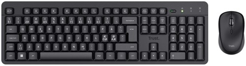 Toetsenbord en muis Trust TKM-360 draadloos zwart