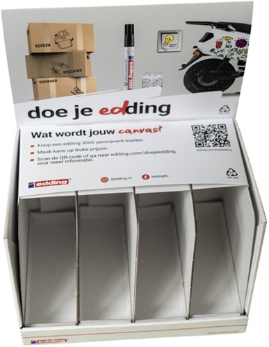 Permanent marker edding 3000 Doe je Canvas display-2