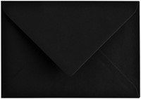 Envelop Papicolor C6 114x162mm ravenzwart pak à 6 stuks-2