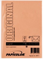 Envelop Papicolor C6 114x162mm oranje pak à 6 stuks-3