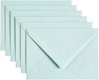 Envelop Papicolor C6 114x162mm zeegroen pak à 6 stuks