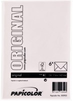 Envelop Papicolor C6 114x162mm lichtroze pak à 6 stuks-3