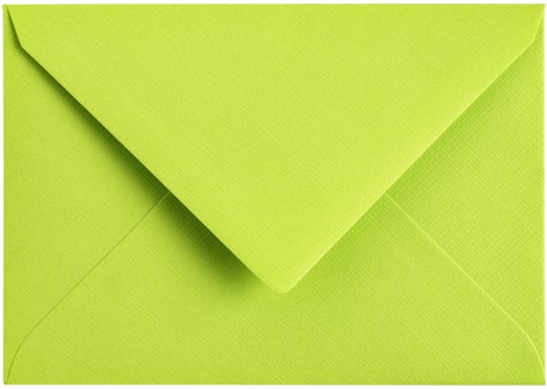 Envelop Papicolor C6 114x162mm appelgroen pak à 6 stuks-2