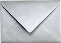 Envelop Papicolor C6 114x162mm metallic zilver pak à 6 stuks-2