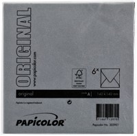 Envelop Papicolor 140x140mm ravenzwart pak à 6 stuks-3