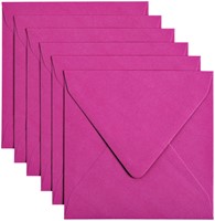 Envelop Papicolor 140x140mm felroze pak à 6 stuks