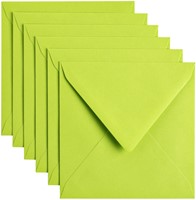 Envelop Papicolor 140x140mm appelgroen pak à 6 stuks