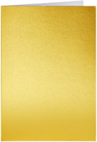 Correspondentiekaart Papicolor dubbel 105x148mm metallic goud pak à 6 stuks