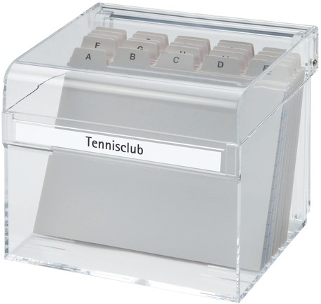 Kaartenbak Maul met index DIN A6 acryl-3