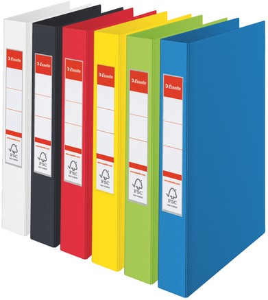 Ringband Esselte VIVIDA A4 4-rings O-mechaniek 25mm PP blauw-3