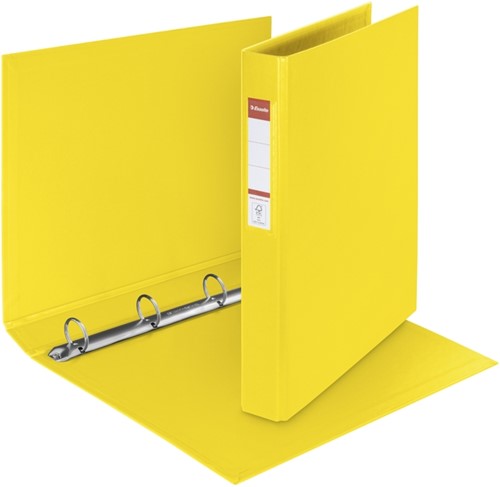 Ringband Esselte VIVIDA A4 4-rings O-mechaniek 25mm PP geel-3