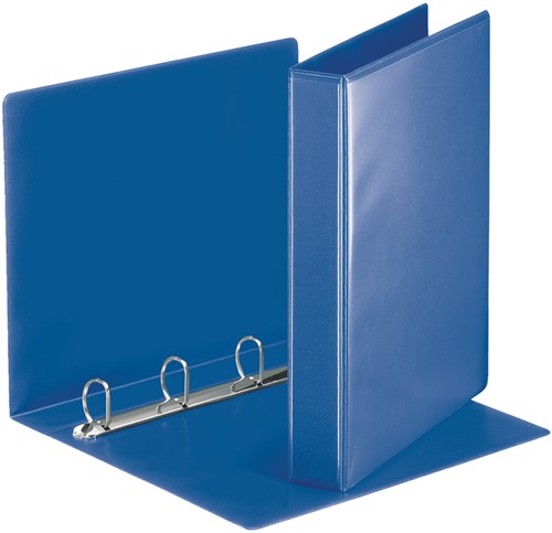 Presentatieringband Esselte Essentials panorama A4 4-rings D-mechaniek 30mm blauw