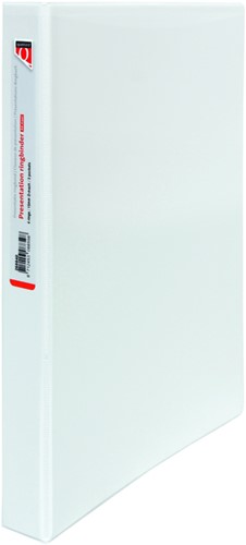 Presentatieringband Quantore A4 Maxi 4-rings D-mech 20mm wit-3