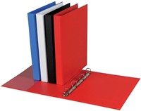 Ringband Quantore A4 4-rings D-mech 20mm PP rood-2