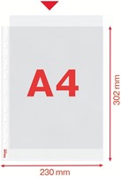 Showtas Esselte standaard 0,07mm PP A4 100 stuks-2