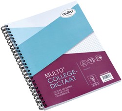 Collegeblok Multo A5 ruit 5x5mm 17-gaats 80 pagina's 80gr wit