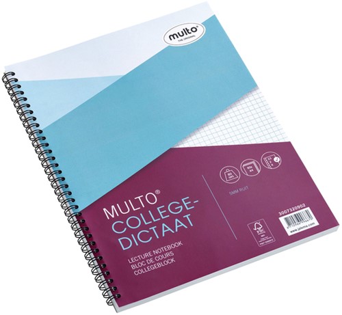 Collegedictaat Multo A4 23-rings ruit 5mm 80vel