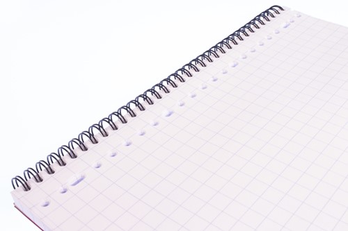 Collegeblok Multo A4 ruit 10x10mm 23-gaats 160 pagina's 80gr wit-3