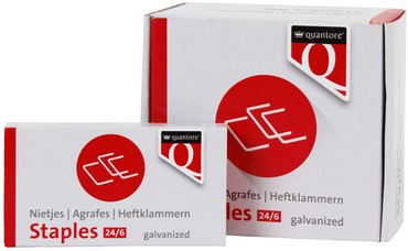 Nieten Quantore 24/6 1000 stuks verzinkt-2