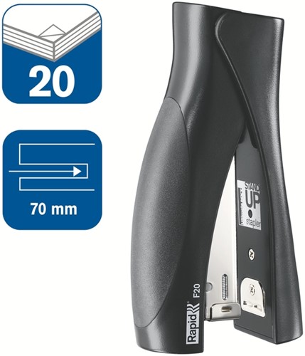 Nietmachine Rapid Fashion F20 Ultimate standup 20 vel zwart-2
