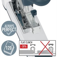 Nietmachine Leitz Heavy Duty Flat Clinch 120 vel zilver-9