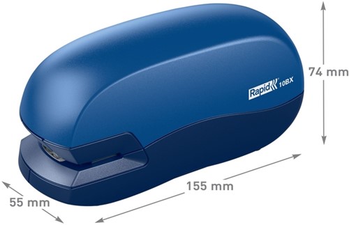 Nietmachine Rapid Elektrisch 10BX 10 vel blauw/wit-2