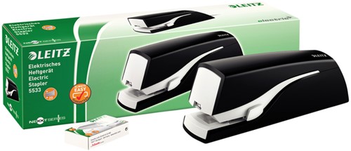 Nietmachine Leitz NeXXt elektrisch flatclinch 20 vel zwart-2