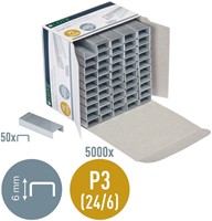 Nieten Leitz P3 24/6 verzinkt 5000 stuks-5