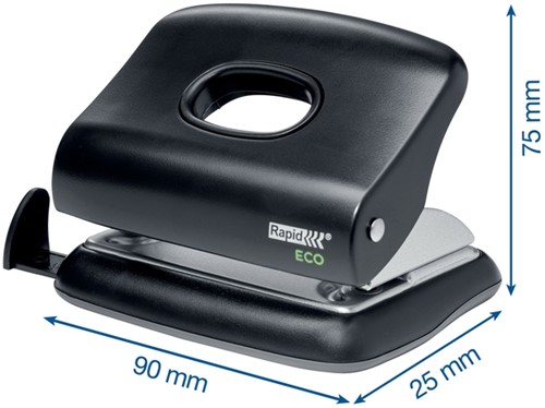 Perforator Rapid Fashion Eco 20 vel zwart-3