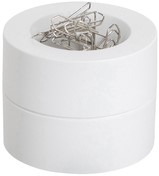 Papercliphouder MAUL Pro magnetisch Ø73mmx60mm wit