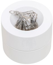 Papercliphouder MAUL Pro magnetisch Ø73mmx60mm wit-2