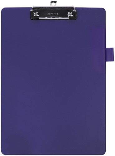 Klembord Quantore A4 blauw met 100mm klem + penlus