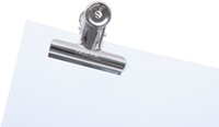 Papierklem MAUL Bulldog 70mm capaciteit 40mm zilver 5 stuks-2