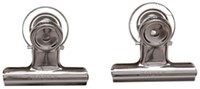 Papierklem MAUL Bulldog met magneet 52mm zilver 2 stuks-6