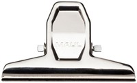 Papierklem MAUL Pro 75mm capaciteit 20mm zilver 2 stuks