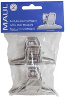Papierklem MAUL Pro 75mm capaciteit 20mm zilver 2 stuks-8