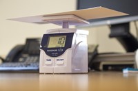 Briefweger Raadhuis tot 500 gram kunststof wit-1