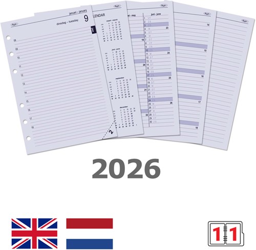 Agendavulling 2026 Kalpa A5 1dag/1pagina-2
