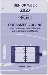 Agendavulling 2027 Kalpa Senior 7dagen/2pagina's