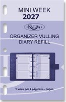 Agendavulling 2027 Kalpa Mini 7dagen/2pagina's