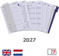 Agendavulling 2027 Kalpa Pocket jaardoos 7dagen/2pagina'