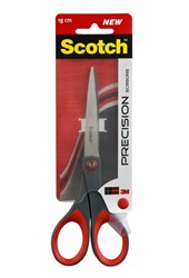 Schaar Scotch 18cm precision rood blister