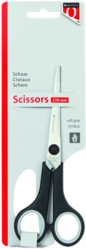 Schaar Quantore 170mm soft grip zwart-2