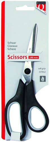 Schaar Quantore 190mm soft grip zwart-2